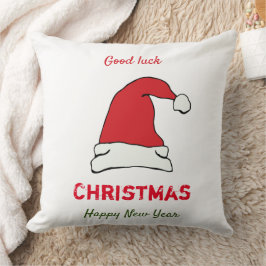 Almofada Feliz Natal minimalista e Ano novo