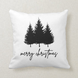 Almofada Feliz Natal minimalista Férias