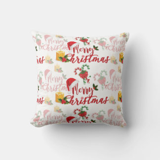 Almofada Feliz Natal - Script de Caligrafia