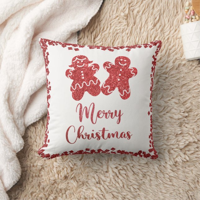 Almofada Feliz natal vermelho (Cobertor)