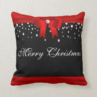 Almofada Feliz Natal Vermelho e Negro
