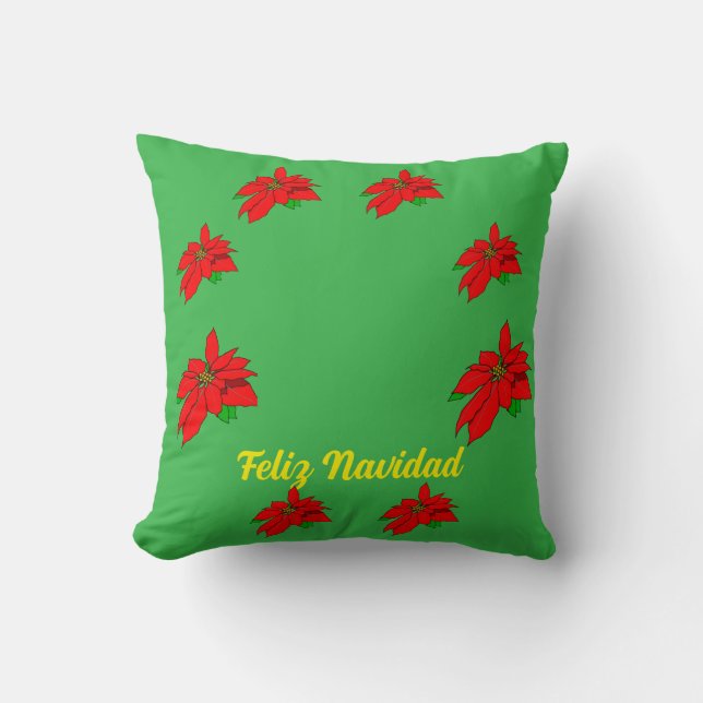 Almofada Feliz Navidad - Camisa de Natal (Frente)