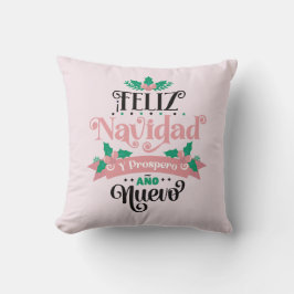 Almofada Feliz navidad y prólio ano nuevo natal