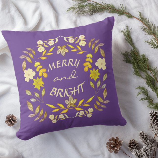 Almofada FELIZ ouro E BRILHO personalizados (Criador carregado)