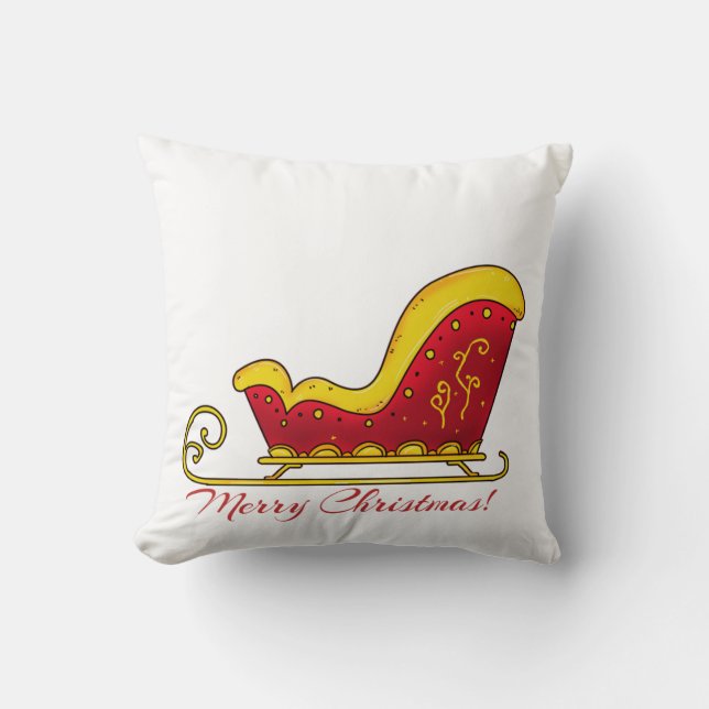 Almofada Feliz Papai noel de Natal (Frente)