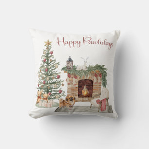 Almofada Feliz Pawlidays Design de Cachorro - Pekingese