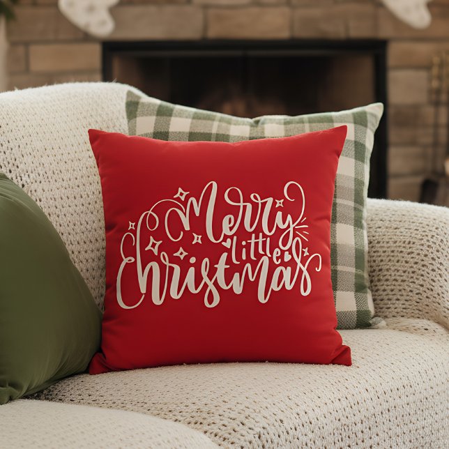 Almofada Feliz pequeno Natal (christmas pillow)