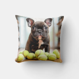 Almofada 🐕 Feliz Pinscher Pup com Tênis