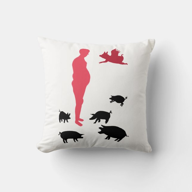 Almofada Feliz Refeição Vegeteriana Cushion A Fazenda (Frente)