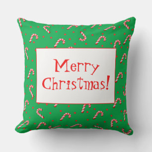 Almofada Feliz Travesseiro decorativo de doces de Natal
