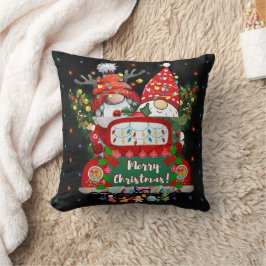 Almofada Feliz Travesseiro decorativo Gnomo de Natal