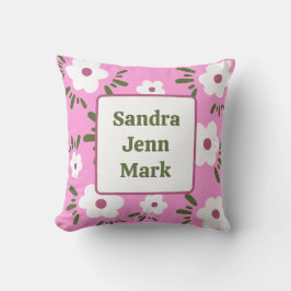 Almofada Felizes Flores