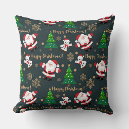 Almofada Felizes Papais noeis de Natal