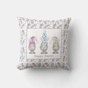 Almofada Felz pascoa Bunny Gnomos