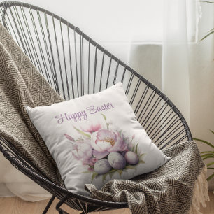 Almofada Felz pascoa Ovos de Páscoa Floral PÁSCOA