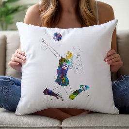 Almofada Female Volleyball Player