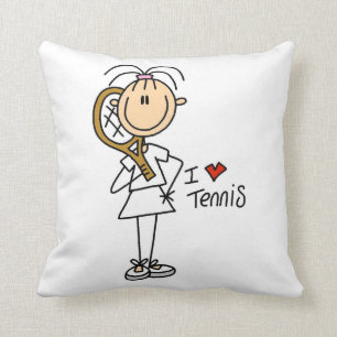 Almofada Fêmea eu amo o tênis