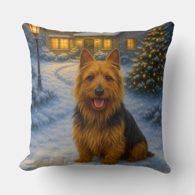 Almofada Férias do Australian Terrier  (Frente)