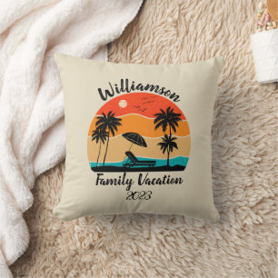 Almofada Férias familiares personalizadas