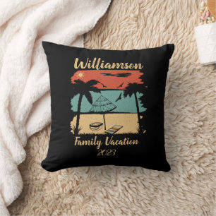 Almofada Férias familiares personalizadas