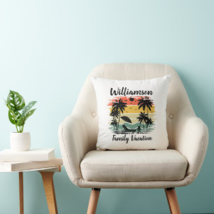 Almofada Férias familiares personalizadas