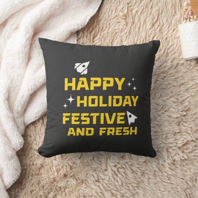 Almofada Férias Felizes, Festivas e Frescas (Cobertor)