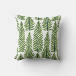 Almofada Fern Pattern – Elegant Botanical Leaf Design