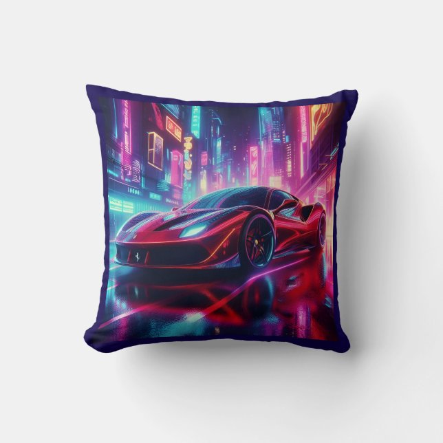 Almofada ferrari neon (Frente)