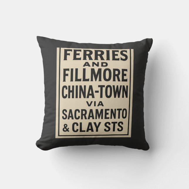 Almofada Ferries e Travesseiro decorativo Fillmore (Frente)