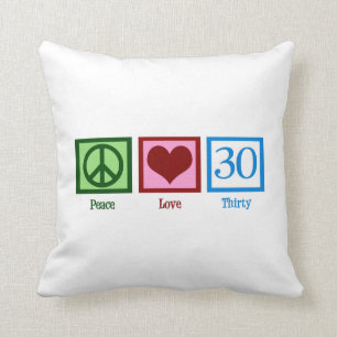 Almofada Festa aniversário de 30 anos de Amor pela Paz