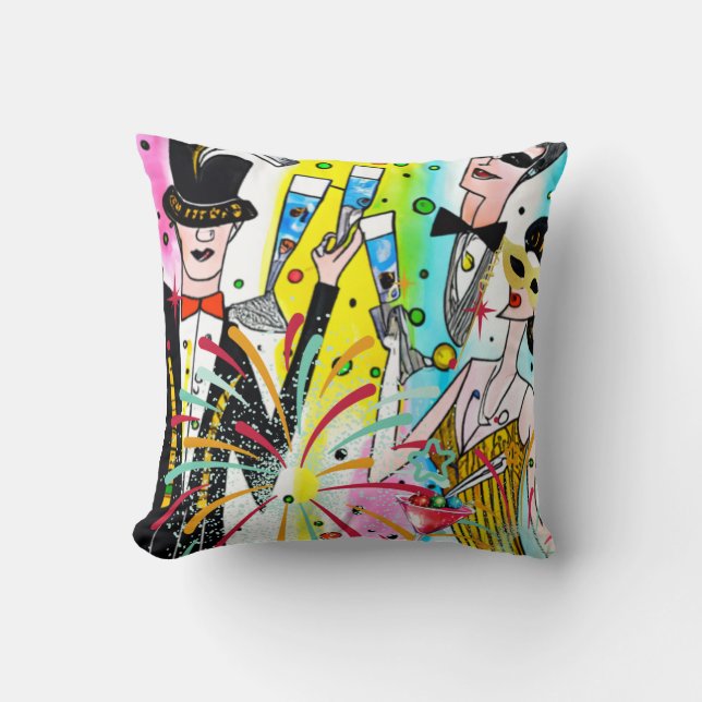 Almofada Festa de Ano Novo (Frente)