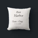 Almofada festa de despedida de solteira em Bar Harbor noiva<br><div class="desc">Design</div>