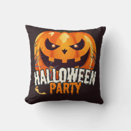 Almofada Festa de Halloween – Desenho de Abóbora de Hallowe
