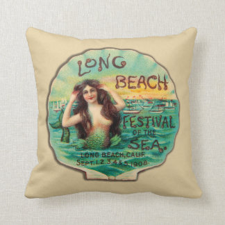 Almofada Festival 1908 de Long Beach do mar
