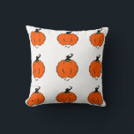 Almofada Festive Pumpkin Zen<br><div class="desc">Bring a cozy and festive autumn vibe to your home decor with this Festive Pumpkin Zen pattern. Featuring a playful arrangement of vibrant orange pumpkins,  this professional design is perfect for adding a seasonal touch of warmth and charm."</div>