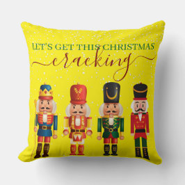 Almofada Festivo Moderno Xmas Amarelo Cachorro Amarelo