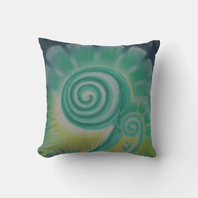 Almofada Fiddle Fern Energy Pastel Art Travesseiro decorati (Frente)