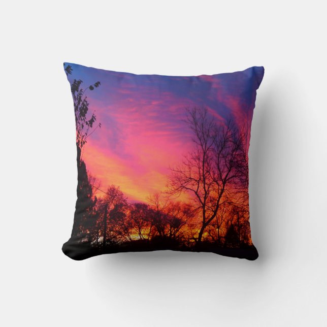 Almofada Fiery Sunset Travesseiro (Frente)