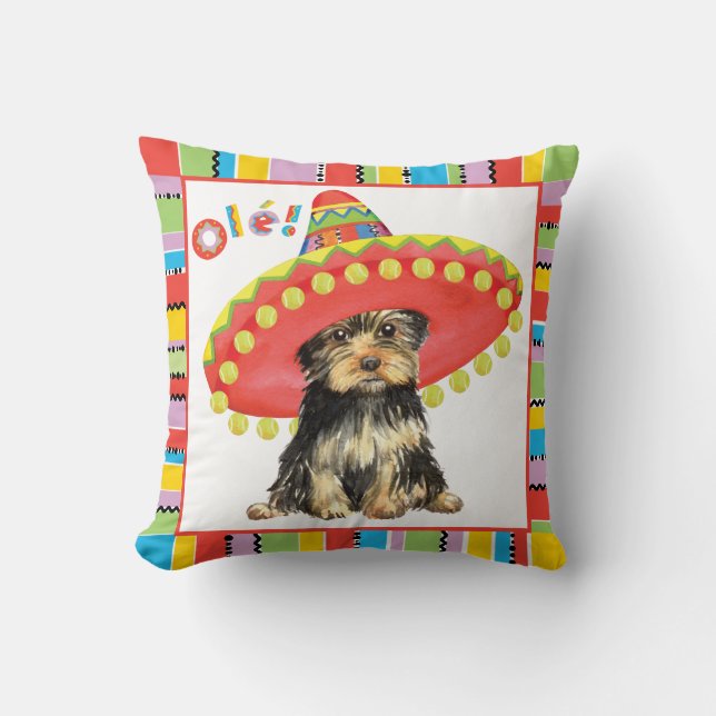 Almofada Fiesta Yorkie (Frente)