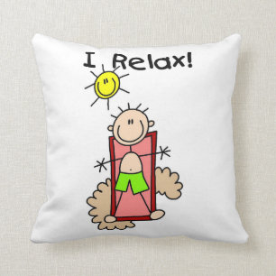 Almofada Figura menino que da vara eu relaxo