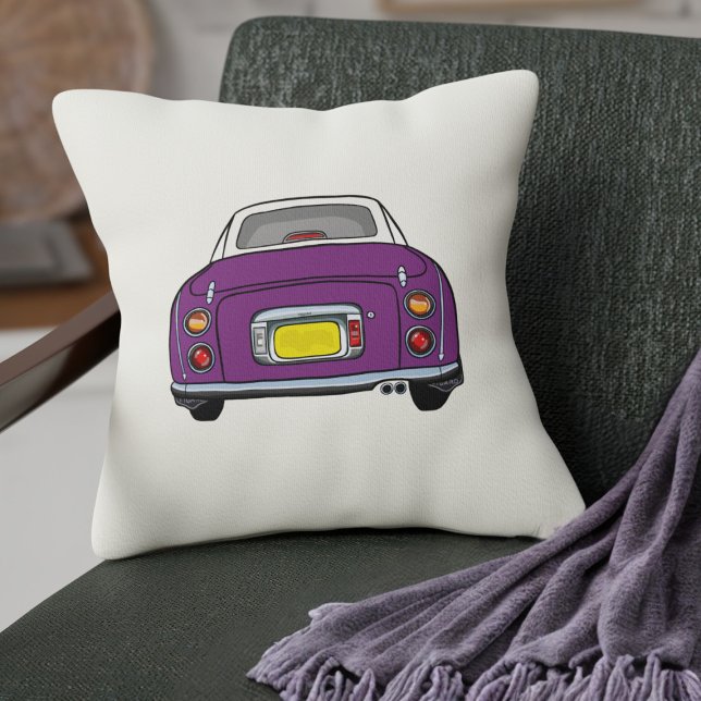 Almofada Figuras Gelado de Carro de Fígaro Roxo Roxo (A pretty purple figaro car pillow for your home or your figgy)