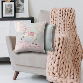 Almofada Filhinha de conto de fadas Estrelas de balões cor-