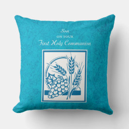 Almofada Filho, Primeira Comunhão, Trigo, Uva Azul