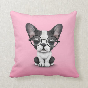 Almofada Filhote de cachorro bonito do buldogue francês co