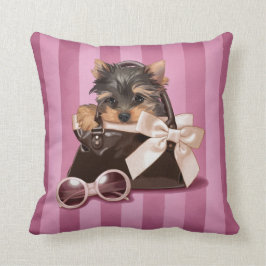 Almofada Filhote de cachorro do yorkshire terrier