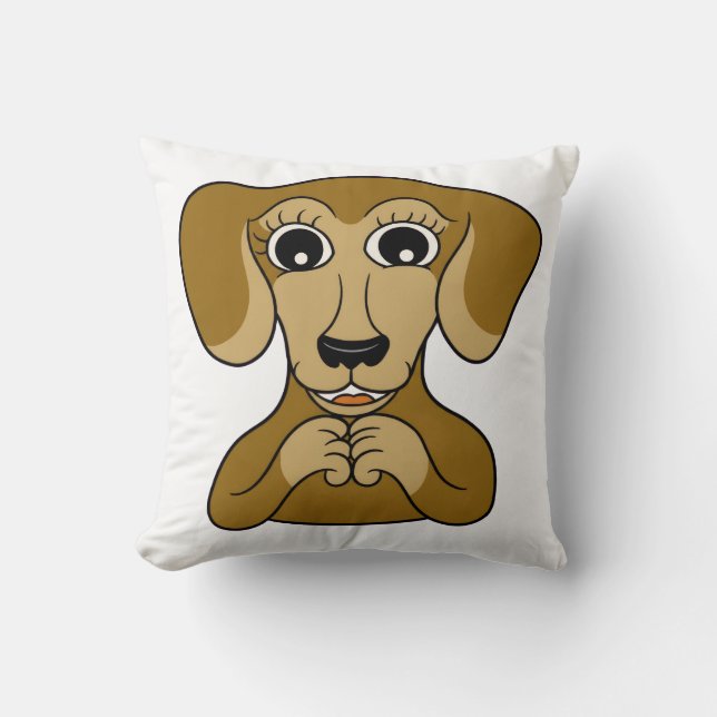 Almofada Filhote de Dachshund (Frente)