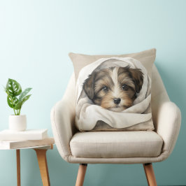 ALMOFADA FILHOTE DE SHIH TZU FOFO DEBAIXO DO COBERTORE