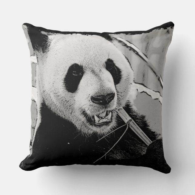 Almofada Filhote de Urso Panda Fofo (Frente)