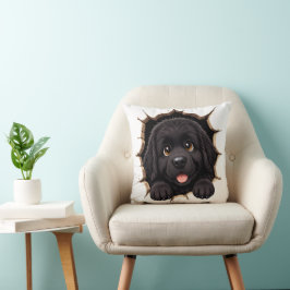 Almofada Filhote Newfie Peek A Boo