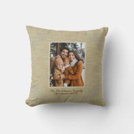 Almofada Filiação russa Foto do pinheiro de Natal